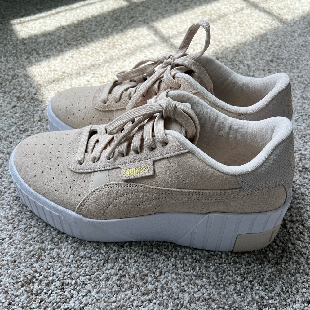Puma Cali Wedge - Cream - Size 8.5
